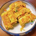 1児の母's cooksnap of when they made ミックスベジタブルの玉子焼き.