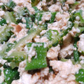 にじすき's cooksnap of when they made オクラとゴーヤの夏の白和え.