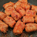 ゆっこななここ's cooksnap of when they made 焼肉のたれで簡単【生揚げの肉巻き焼肉風】.