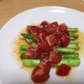 りとるちゃいるど's cooksnap of when they made アスパラガスの粒マスタードトマトソース.