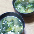 ﾋﾟﾛﾐ♡'s cooksnap of when they made 長ネギとわかめの味噌汁.