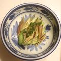 みるく茶's cooksnap of when they made 世界一のアボカドミョウガネギオリーブ醤油.