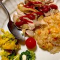 みきーか's cooksnap of when they made 炊飯器de簡単！炊き込みチキンライス.