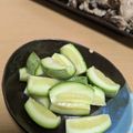 わかポン☆'s cooksnap of when they made 摘果メロンの浅漬け.