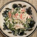 coco__.re's cooksnap of when they made レンジ３分ピーマンカニカマ胡麻マヨサラダ.