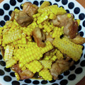 さらさんレシピ's cooksnap of when they made 簡単＊トウモロコシと鶏もも肉の照り焼き.