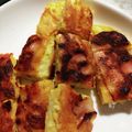 Seira's cooksnap of when they made お好み焼きの粉で ねぎ焼き✨.