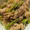 keiko！'s cooksnap of when they made 10分♫豚バラとアスパラのスタミナ炒め.