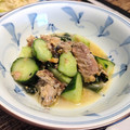 ☆baobab☆'s cooksnap of when they made サバ缶と叩ききゅうりのピリ辛ごま酢和え.
