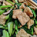 blackきのこ's cooksnap of when they made ☆厚揚げ・小松菜・エリンギの中華炒め☆.