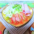 sakuraロゼット's cooksnap of when they made サラダに生ハム♪( ´▽｀).