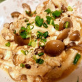scanty's cooksnap of when they made 簡単一品☆豆腐とシメジの明太子炒め☆.