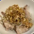 chou*'s cooksnap of when they made フライパン蒸し♫豚バラもやしの香味ダレ.