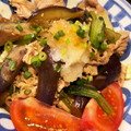 あっきーウマウマ☆'s cooksnap of when they made 豚しゃぶと茄子の香味だれ和え.