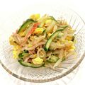 悠LOVE航's cooksnap of when they made もりもり食べたい！もやしの中華サラダ☆彡.