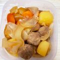 イズコッチ's cooksnap of when they made 肉団子で肉じゃが.