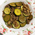 もぐ・ω・くま's cooksnap of when they made 豚こま肉とズッキーニのオイマヨ炒め.