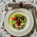 ブランディ's cooksnap of when they made 簡単^ ^レタストマトきゅうりサラダ.