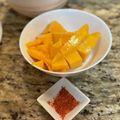 saki1010's cooksnap of when they made スイカの食べ方☆スパイシーふりかけ.