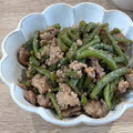 mikko6's cooksnap of when they made ごはん泥棒！？いんげんとひき肉の炒め煮.