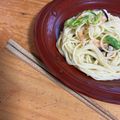CZKO's cooksnap of when they made 春キャベツと桜エビの簡単チョイ和風パスタ.