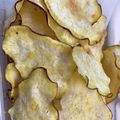 四君子's cooksnap of when they made レンジでさつまいもチップス.