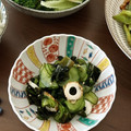 クック7YH7SY☆'s cooksnap of when they made きゅうりとちくわの酢の物.