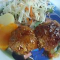 ぴーすmama's cooksnap of when they made 大絶賛！美味すぎる★簡単ハンバーグ.