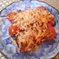 スタイリッシュママ's cooksnap of when they made 超簡単★えごま油deトマトの梅干し和え✿.