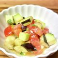 kohauni's cooksnap of when they made ちょいと一品★水茄子とトマトのオリ醤油.