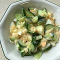 Ruriluru's cooksnap of when they made 簡単☆タルタルと塩漬けきゅうりの和え物.