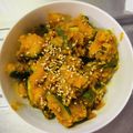 Reo14☆'s cooksnap of when they made みんながよろこぶ！かぼちゃのごまあえ.
