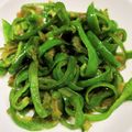 mamayan's cooksnap of when they made 苦くて美味しいゴーヤとピーマンの炒め物.