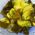 なーなちゃん's cooksnap of when they made きゅうりとわかめの酢の物.