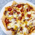 クック3PVUD3☆'s cooksnap of when they made フライパンで簡単♪ワンタンのピザ.