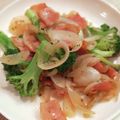 Yuuko7i's cooksnap of when they made 簡単！ブロッコリーと玉ねぎのベーコン炒め.