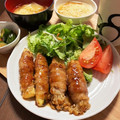 momナナ's cooksnap of when they made 豚こまでOK！柚子胡椒香る♡えのき肉巻き.