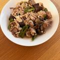メイプルママ☆'s cooksnap of when they made 豚こま肉とナスとピーマンのめんつゆ炒め.
