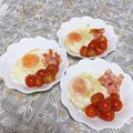 みぽぽ37's cooksnap of when they made ミニトマトの目玉焼き.