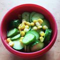 鈴木美花's cooksnap of when they made きゅうりとコーンの酢の物♪.