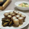 ☆あいちゃん's cooksnap of when they made 節約♡長いもinちくわの豚バラ巻き蒲焼き.