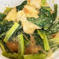 ママ知's cooksnap of when they made 【楽めし】鶏胸肉と小松菜の醤油マヨ炒め.