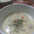 ずんぼ's cooksnap of when they made おいしい～♪アサリのクリームスープ♪.
