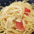 れそそ's cooksnap of when they made あさりとミニトマトのパスタ.