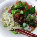 純子50Plus's cooksnap of when they made 時短♪冷やし中華風＊潰し梅トマトうどん.