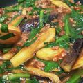 くぅ＆つぅのママ's cooksnap of when they made ナスとニラのオイスター餡.
