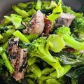 azbjbn's cooksnap of when they made サバ缶とブロッコリーのナンプラー煮.