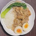 クックえり☆'s cooksnap of when they made 豚コマで♪フライパンで簡単！ルーローハン.