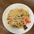 tusan's cooksnap of when they made 簡単美味☆とろっナスとトマトの冷製パスタ.