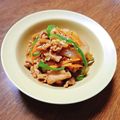もふもふクロさん's cooksnap of when they made 【楽めし】豚肉と野菜のコチュジャン炒め.